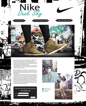 Nike Dunk Sky - sitio web